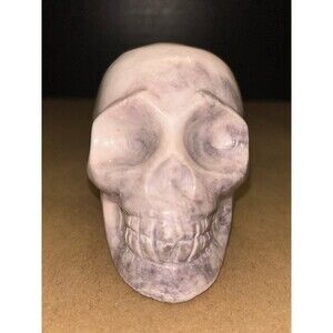 Gorgeous Lepidolite Skull